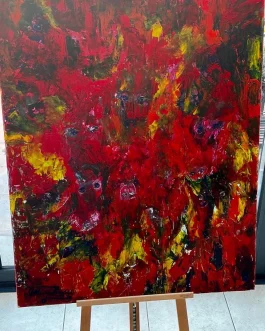 Acrylic paint on linen canvas