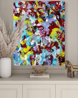 Acrylic paint on cotton canvas