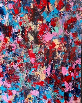 Acrylic paint on cotton canvas