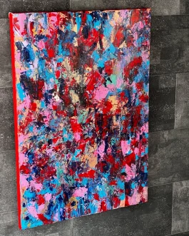 Acrylic paint on cotton canvas
