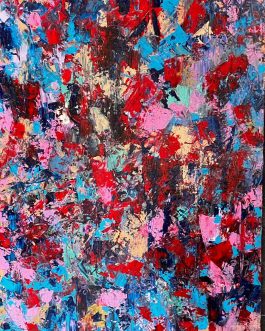 Acrylic paint on cotton canvas