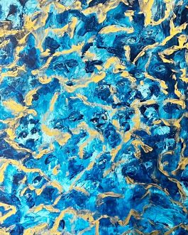 Acrylic paint on cotton canvas
