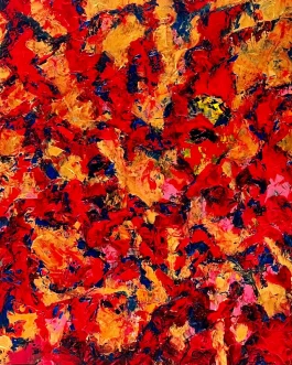 Acrylic paint on cotton canvas